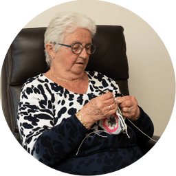 Jo, bewoner van een assistentiewoning van Gaudium in Mol